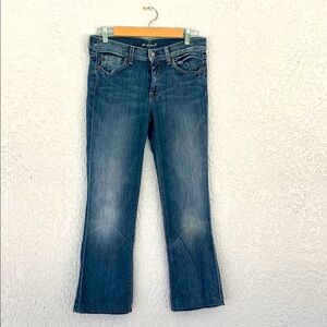 7 For All Mankind Blue slouchy Jeans with Classic Flare size 28